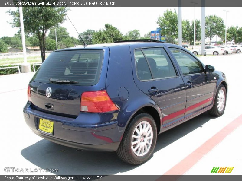 Indigo Blue Metallic / Black 2006 Volkswagen Golf GLS 4 Door
