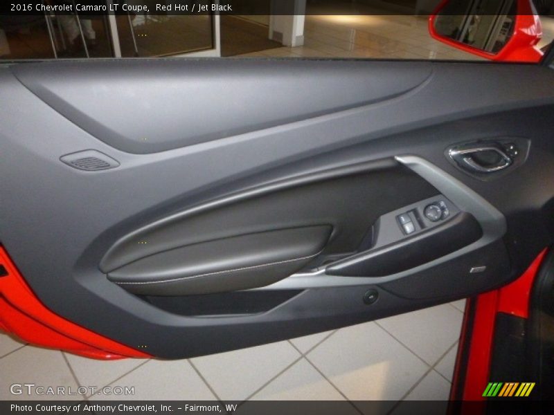 Red Hot / Jet Black 2016 Chevrolet Camaro LT Coupe