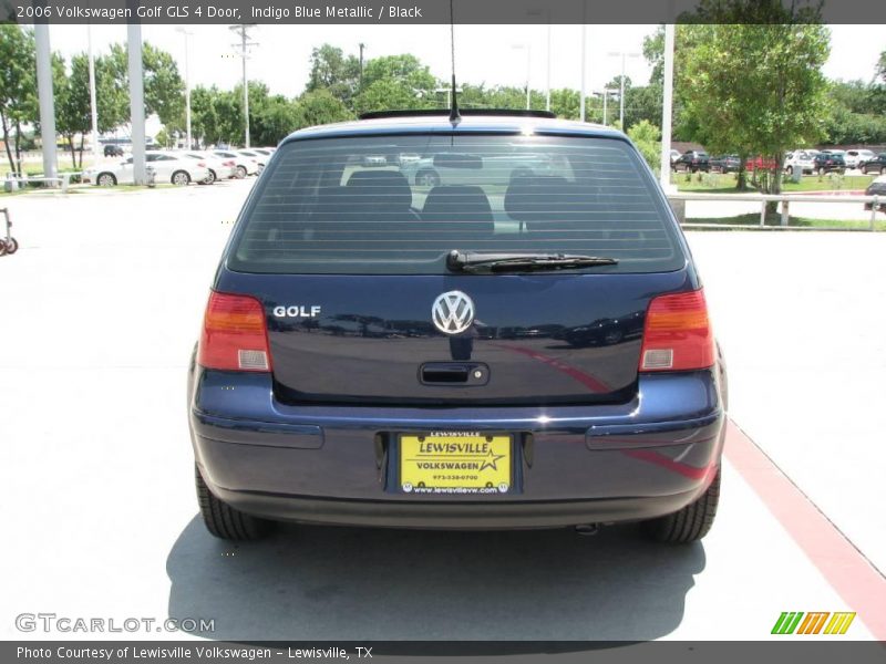 Indigo Blue Metallic / Black 2006 Volkswagen Golf GLS 4 Door