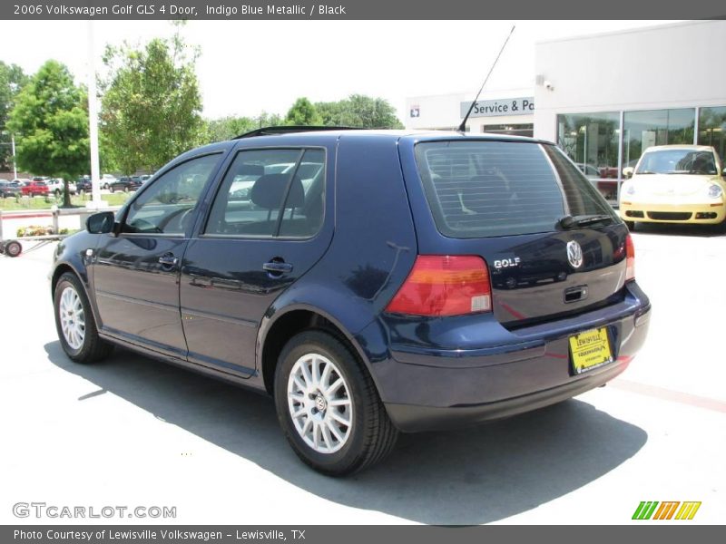 Indigo Blue Metallic / Black 2006 Volkswagen Golf GLS 4 Door