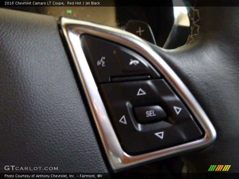 Red Hot / Jet Black 2016 Chevrolet Camaro LT Coupe