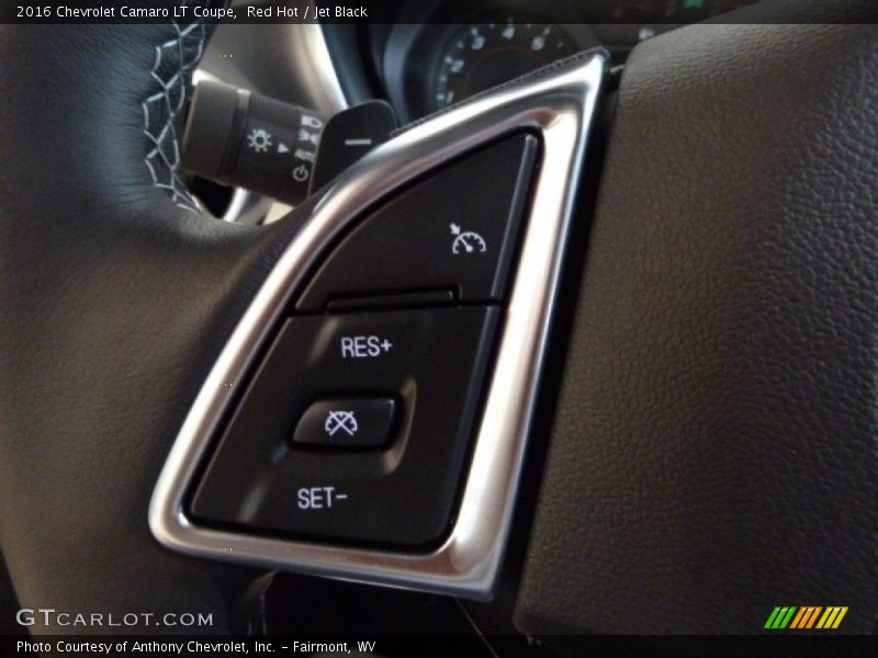 Red Hot / Jet Black 2016 Chevrolet Camaro LT Coupe