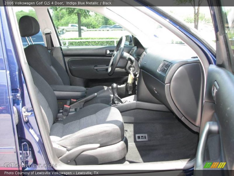 Indigo Blue Metallic / Black 2006 Volkswagen Golf GLS 4 Door