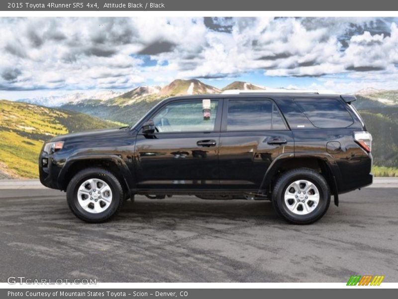 Attitude Black / Black 2015 Toyota 4Runner SR5 4x4