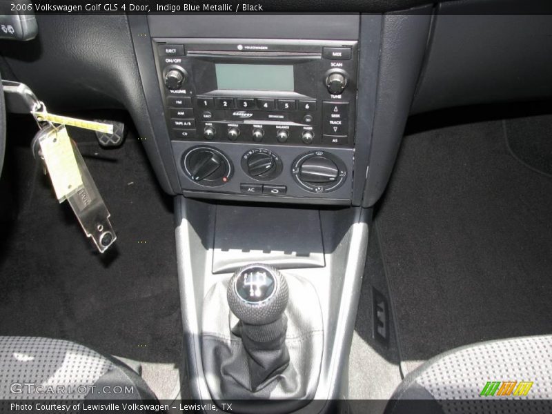 Indigo Blue Metallic / Black 2006 Volkswagen Golf GLS 4 Door