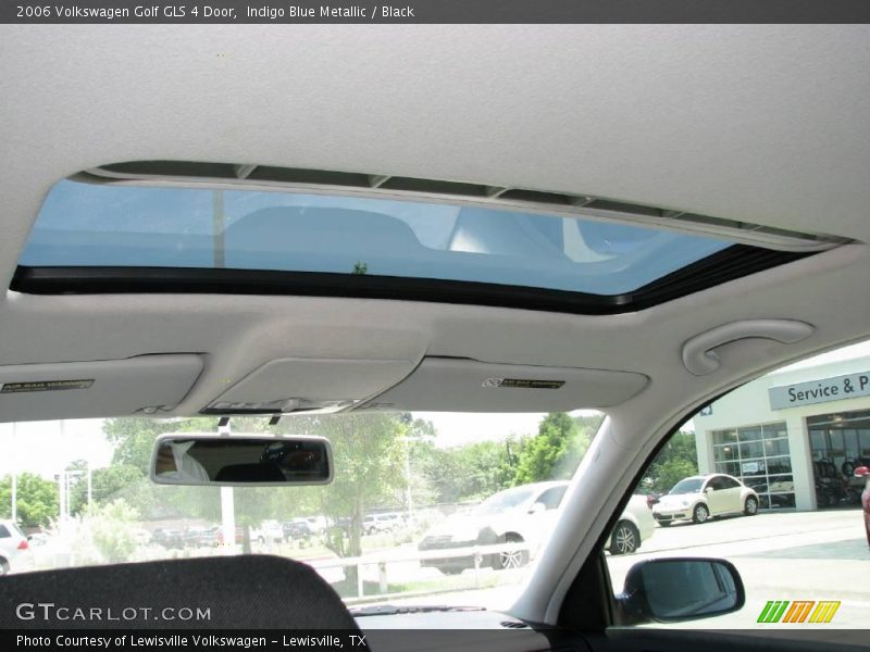 Indigo Blue Metallic / Black 2006 Volkswagen Golf GLS 4 Door