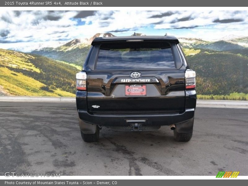 Attitude Black / Black 2015 Toyota 4Runner SR5 4x4