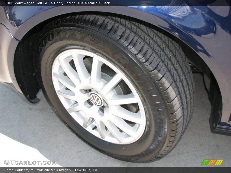Indigo Blue Metallic / Black 2006 Volkswagen Golf GLS 4 Door