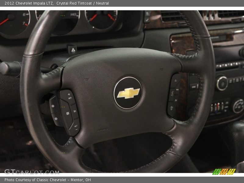 Crystal Red Tintcoat / Neutral 2012 Chevrolet Impala LTZ