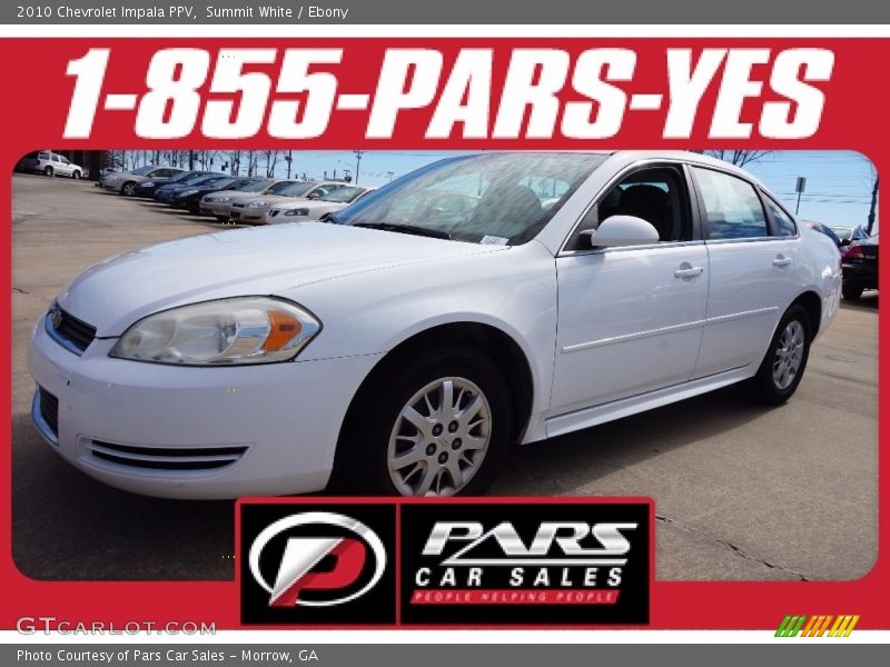 Summit White / Ebony 2010 Chevrolet Impala PPV