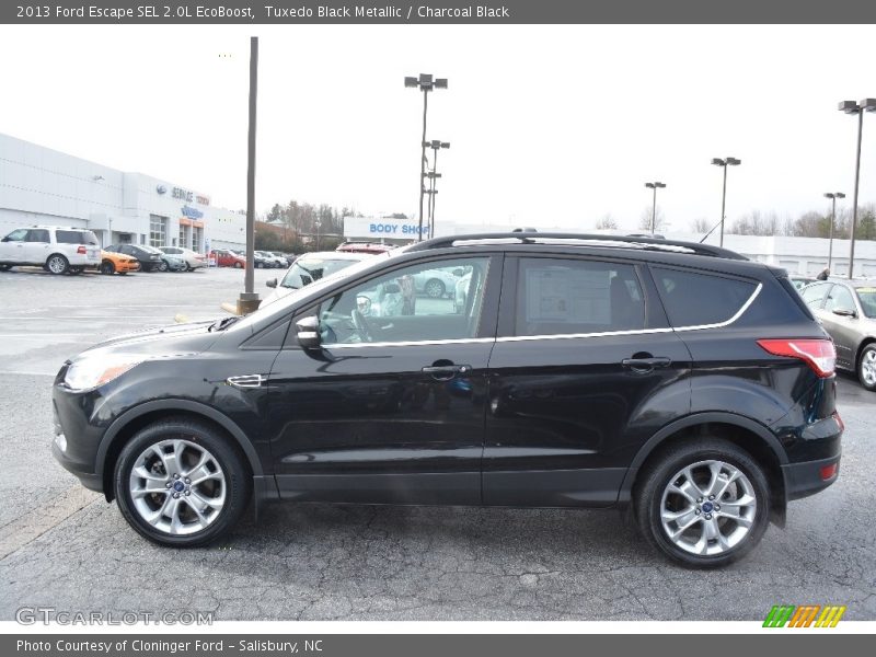 Tuxedo Black Metallic / Charcoal Black 2013 Ford Escape SEL 2.0L EcoBoost