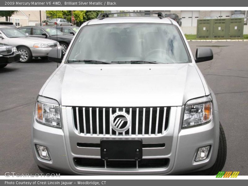 Brilliant Silver Metallic / Black 2009 Mercury Mariner V6 4WD