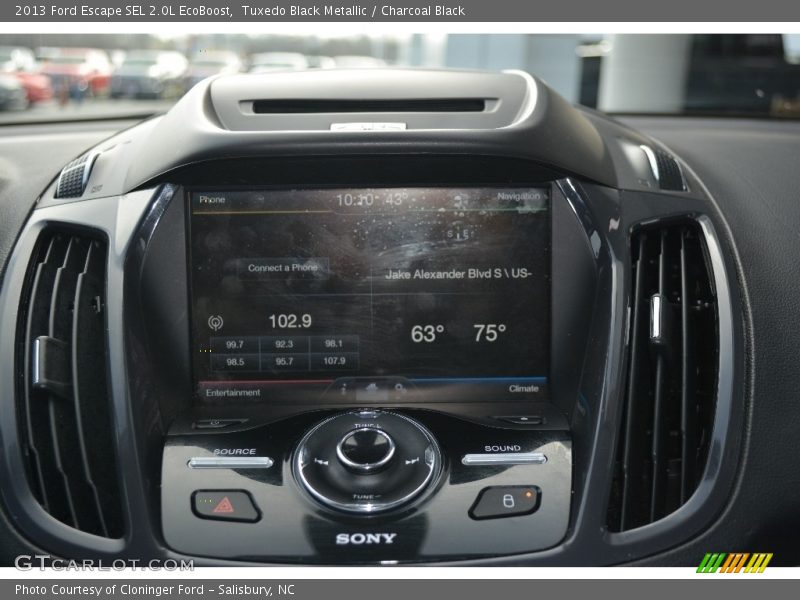 Tuxedo Black Metallic / Charcoal Black 2013 Ford Escape SEL 2.0L EcoBoost