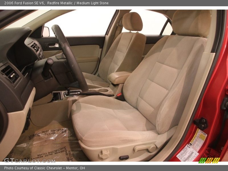 Front Seat of 2006 Fusion SE V6