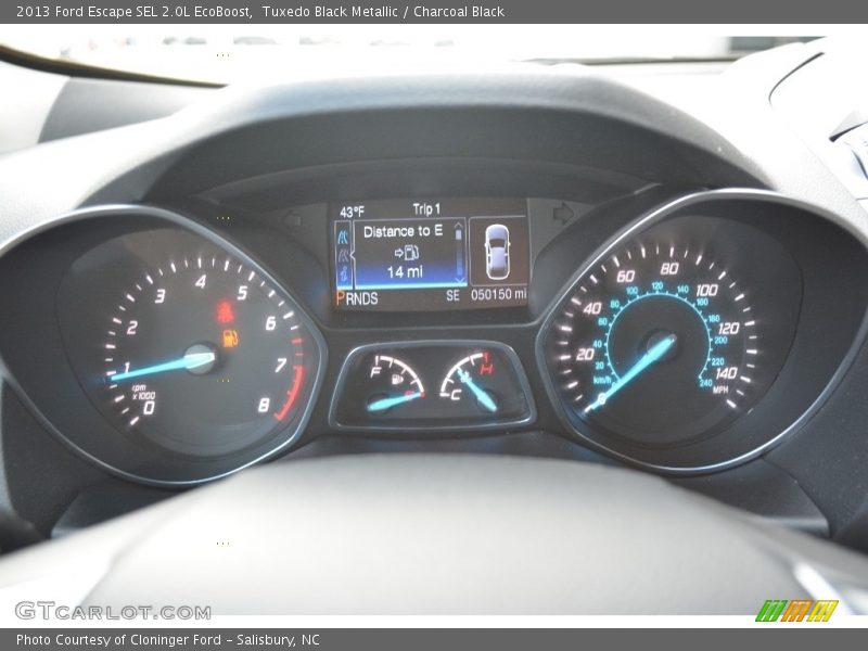 Tuxedo Black Metallic / Charcoal Black 2013 Ford Escape SEL 2.0L EcoBoost