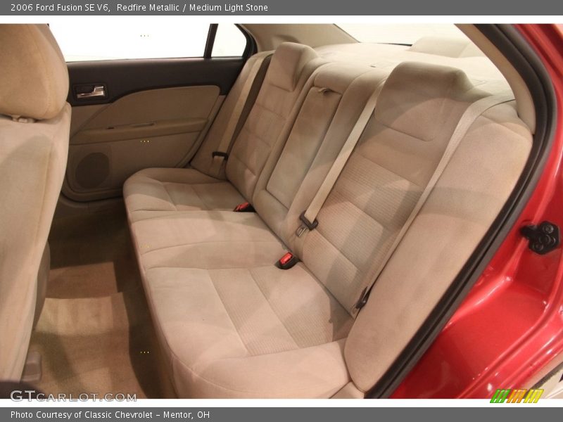Rear Seat of 2006 Fusion SE V6