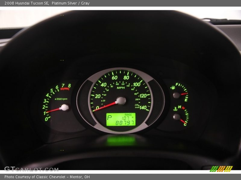  2008 Tucson SE SE Gauges