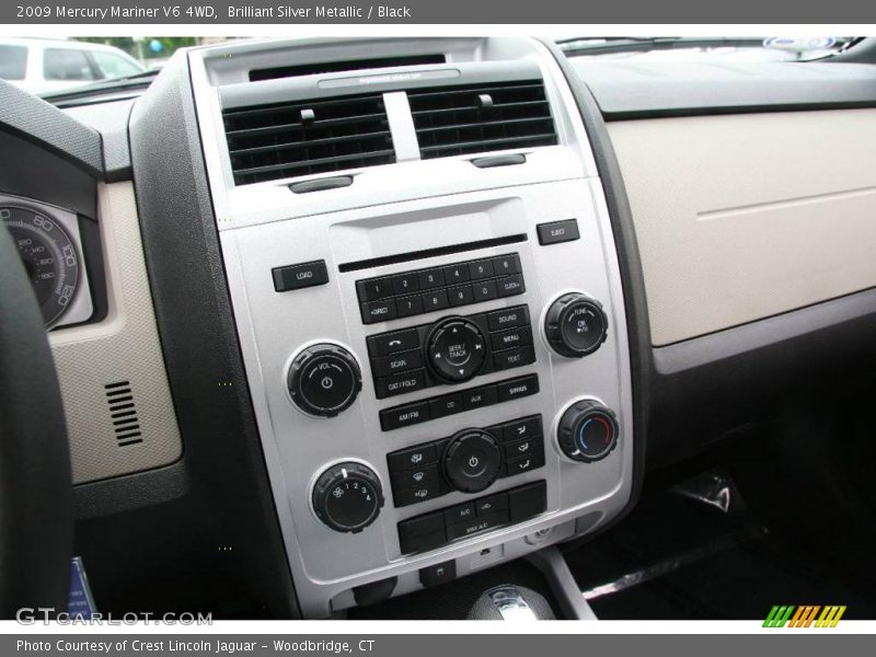 Brilliant Silver Metallic / Black 2009 Mercury Mariner V6 4WD