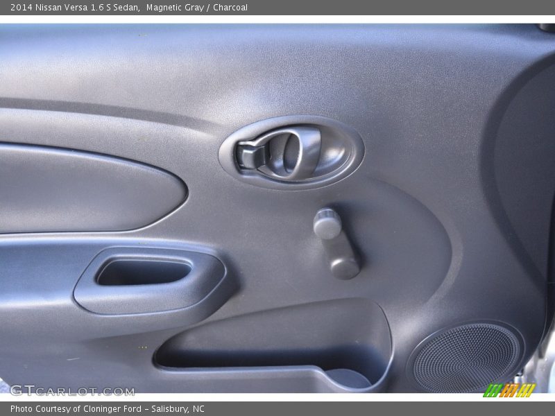 Magnetic Gray / Charcoal 2014 Nissan Versa 1.6 S Sedan