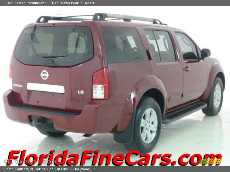 Red Brawn Pearl / Desert 2005 Nissan Pathfinder LE