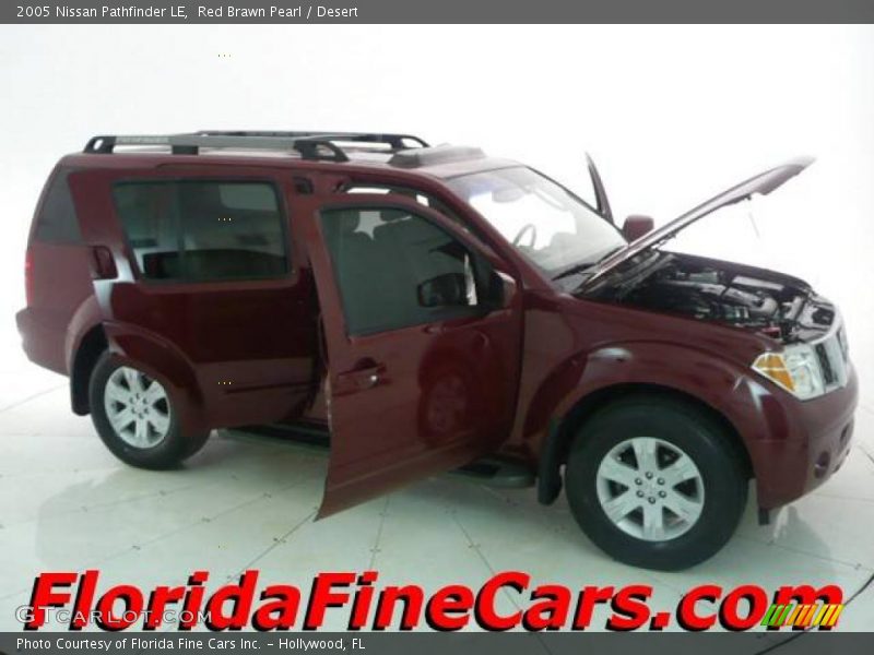 Red Brawn Pearl / Desert 2005 Nissan Pathfinder LE