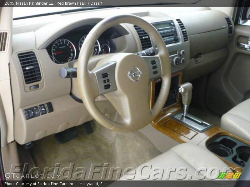 Red Brawn Pearl / Desert 2005 Nissan Pathfinder LE