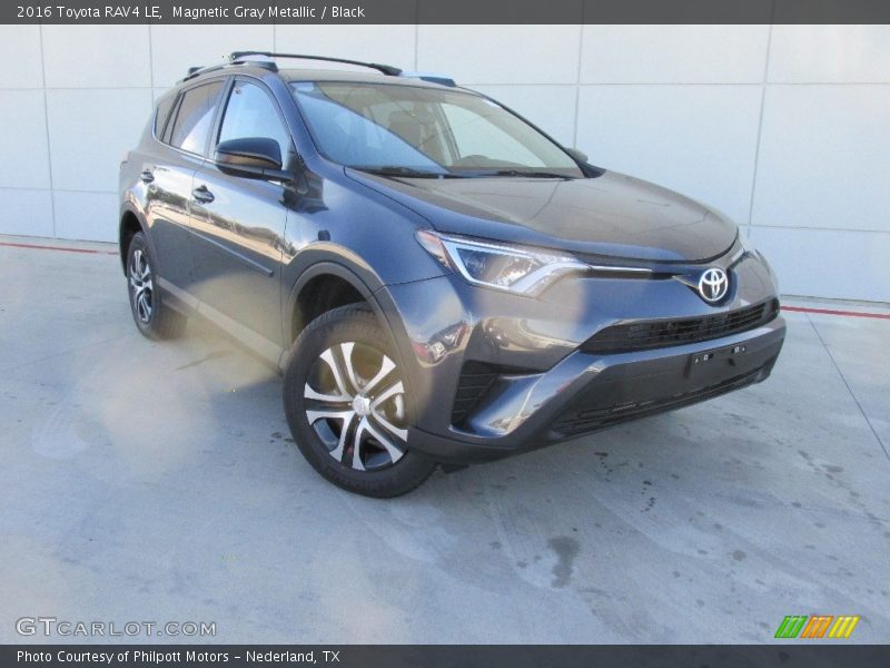 Magnetic Gray Metallic / Black 2016 Toyota RAV4 LE