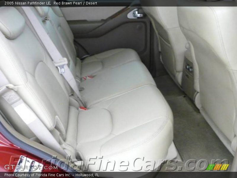 Red Brawn Pearl / Desert 2005 Nissan Pathfinder LE