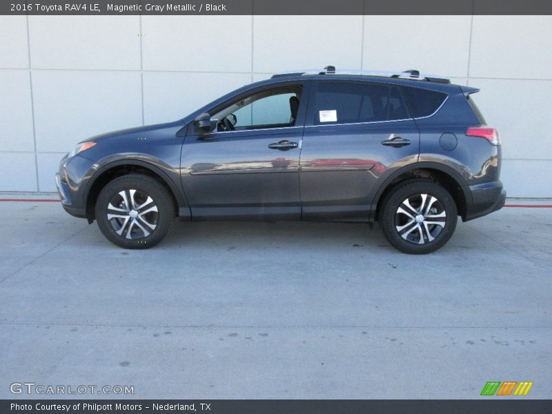 Magnetic Gray Metallic / Black 2016 Toyota RAV4 LE