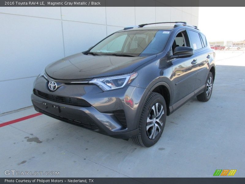 Magnetic Gray Metallic / Black 2016 Toyota RAV4 LE