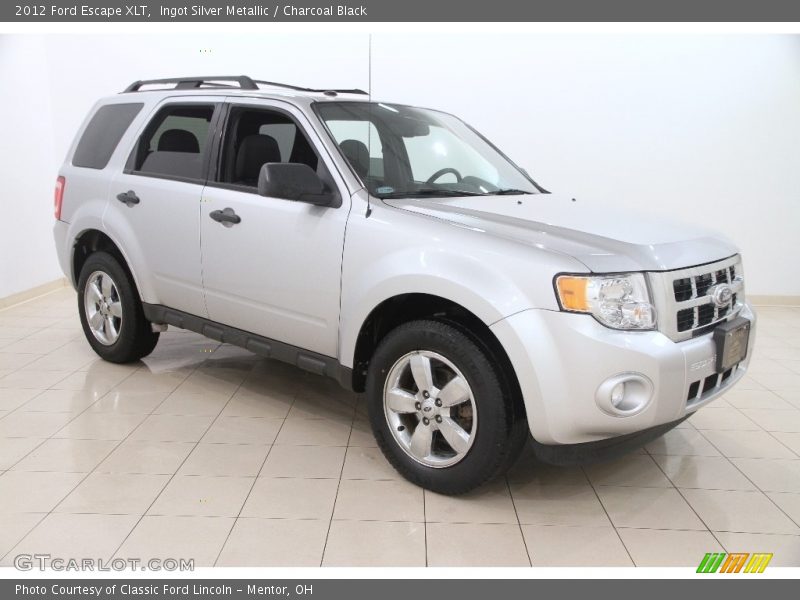 Ingot Silver Metallic / Charcoal Black 2012 Ford Escape XLT