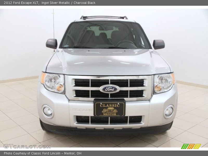 Ingot Silver Metallic / Charcoal Black 2012 Ford Escape XLT