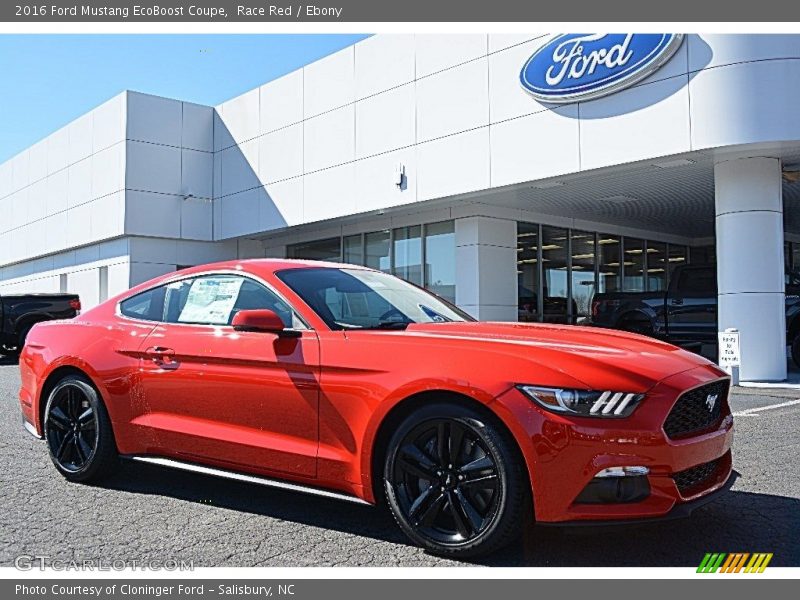 Race Red / Ebony 2016 Ford Mustang EcoBoost Coupe