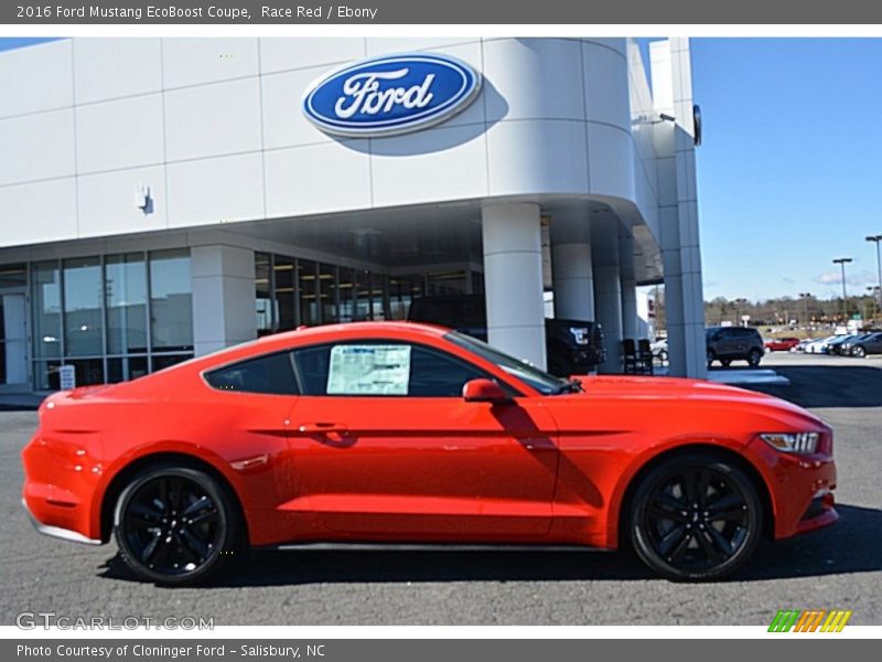 Race Red / Ebony 2016 Ford Mustang EcoBoost Coupe