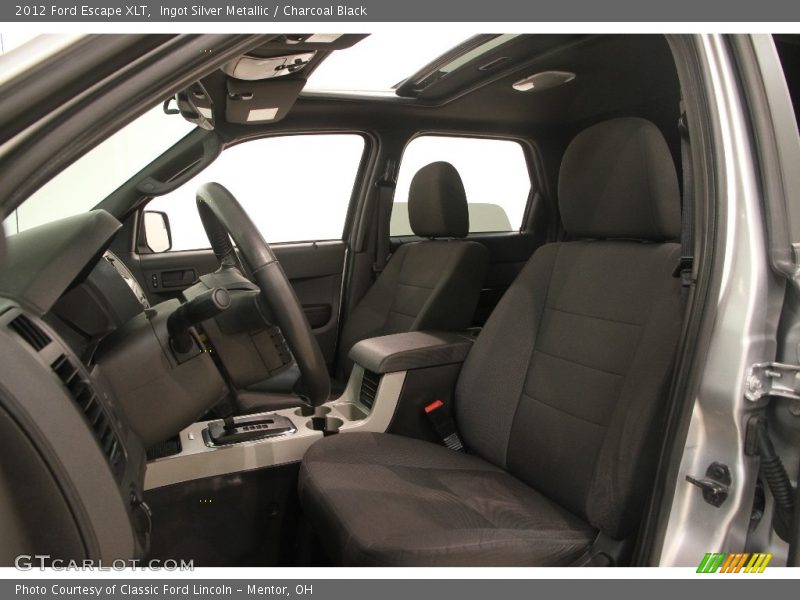 Ingot Silver Metallic / Charcoal Black 2012 Ford Escape XLT