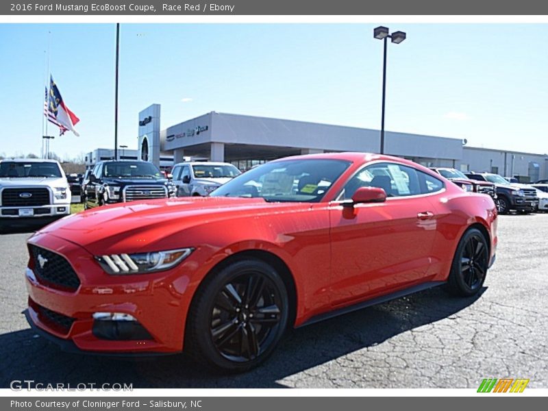 Race Red / Ebony 2016 Ford Mustang EcoBoost Coupe