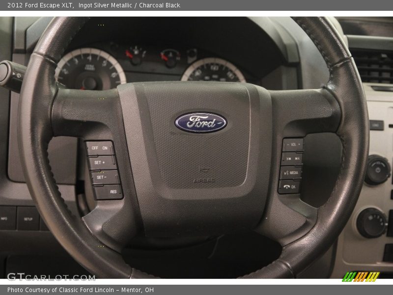 Ingot Silver Metallic / Charcoal Black 2012 Ford Escape XLT