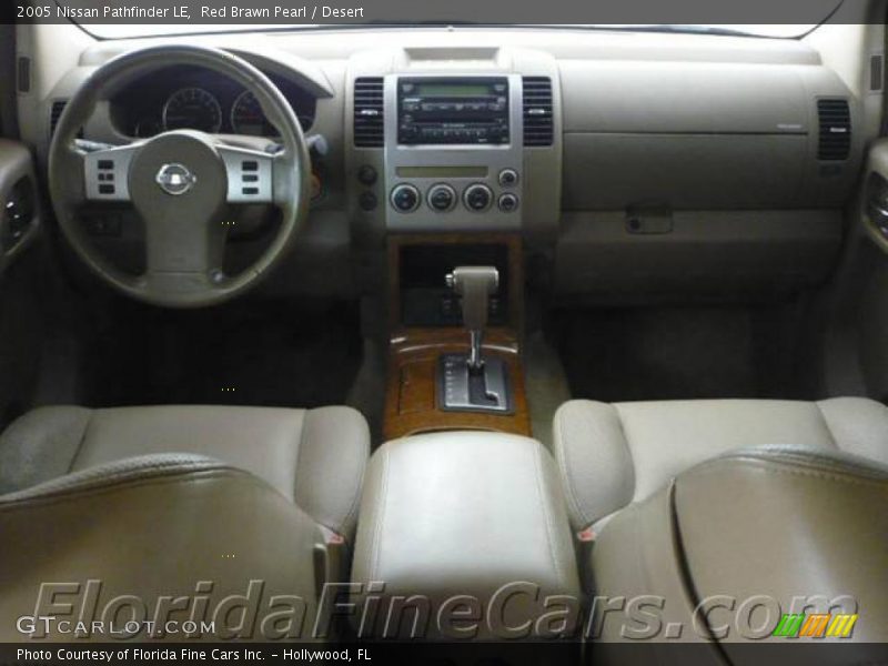 Red Brawn Pearl / Desert 2005 Nissan Pathfinder LE