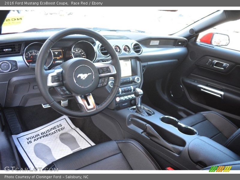 Race Red / Ebony 2016 Ford Mustang EcoBoost Coupe