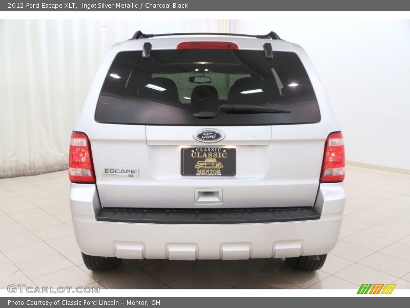 Ingot Silver Metallic / Charcoal Black 2012 Ford Escape XLT