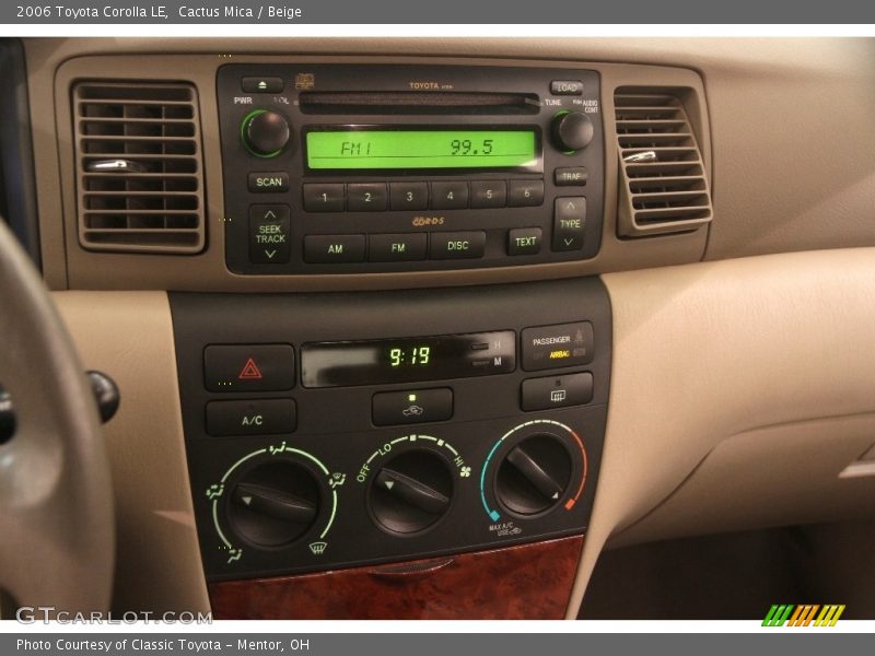 Cactus Mica / Beige 2006 Toyota Corolla LE