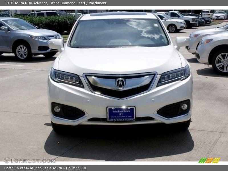 White Diamond Pearl / Parchment 2016 Acura RDX Advance