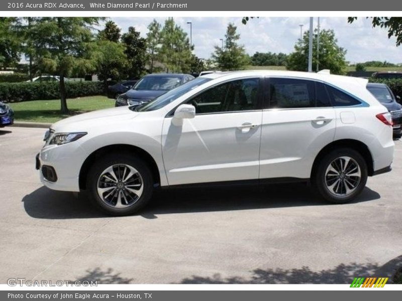 White Diamond Pearl / Parchment 2016 Acura RDX Advance