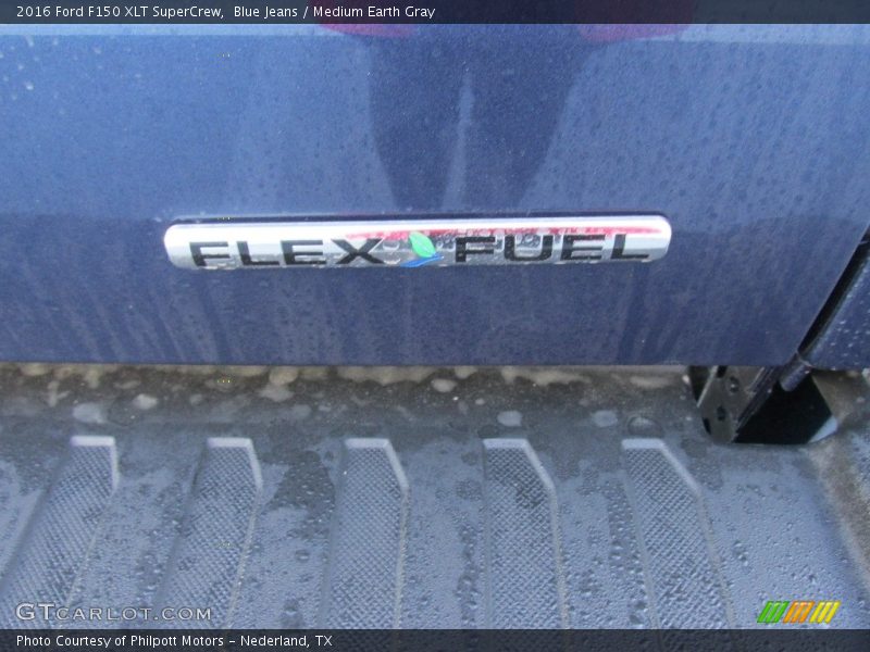 Blue Jeans / Medium Earth Gray 2016 Ford F150 XLT SuperCrew