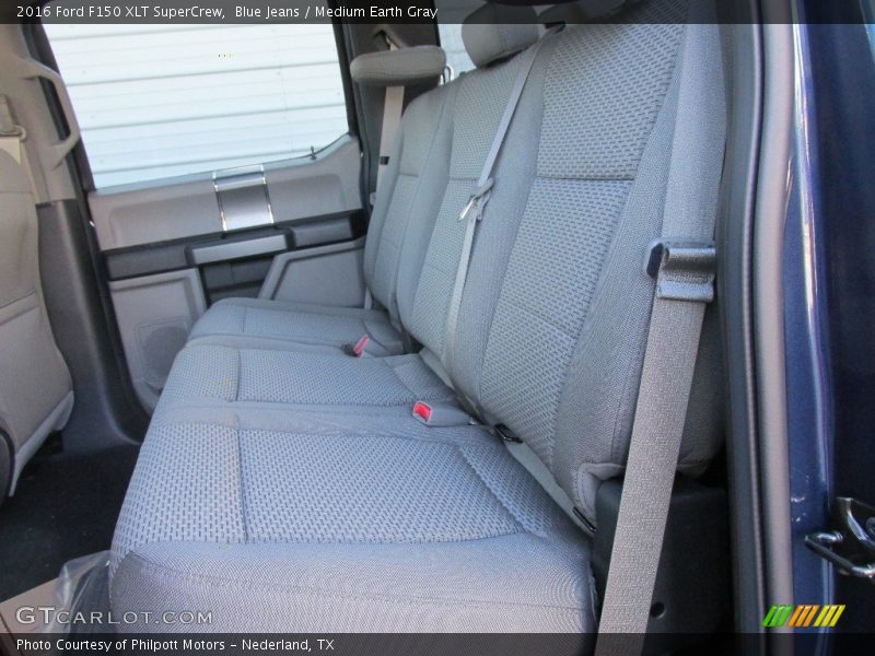 Blue Jeans / Medium Earth Gray 2016 Ford F150 XLT SuperCrew