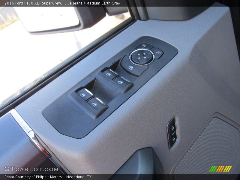 Blue Jeans / Medium Earth Gray 2016 Ford F150 XLT SuperCrew