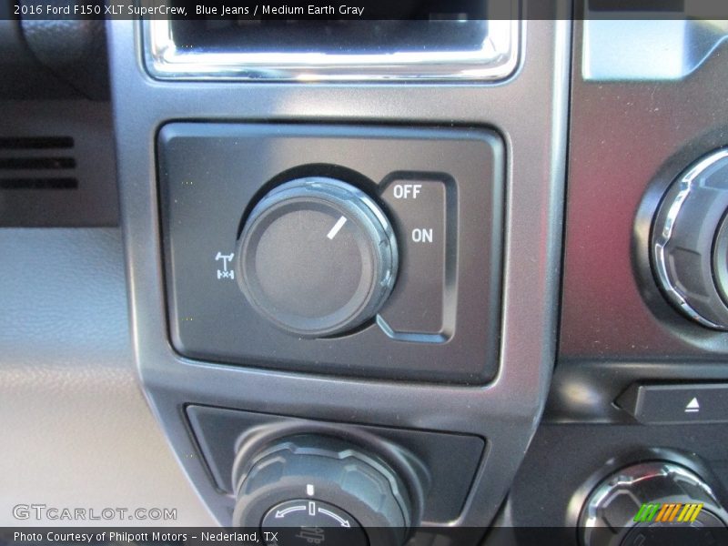 Blue Jeans / Medium Earth Gray 2016 Ford F150 XLT SuperCrew