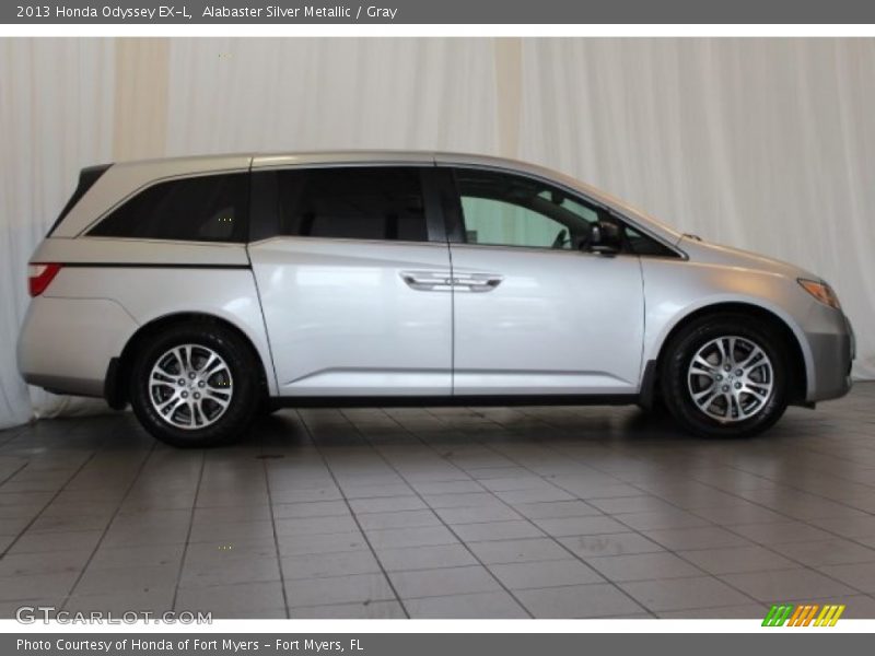 Alabaster Silver Metallic / Gray 2013 Honda Odyssey EX-L