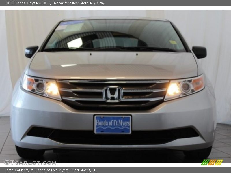 Alabaster Silver Metallic / Gray 2013 Honda Odyssey EX-L