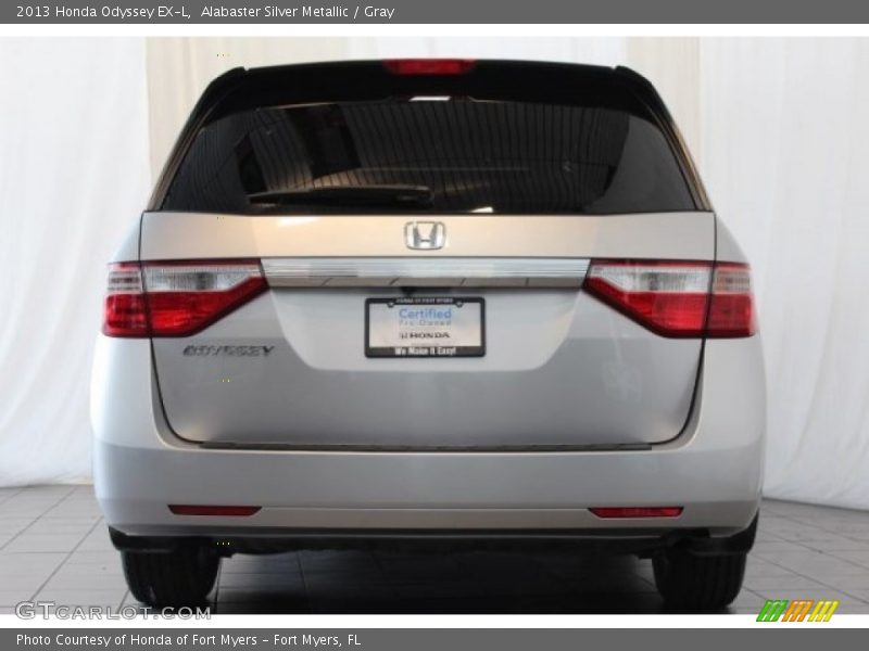 Alabaster Silver Metallic / Gray 2013 Honda Odyssey EX-L